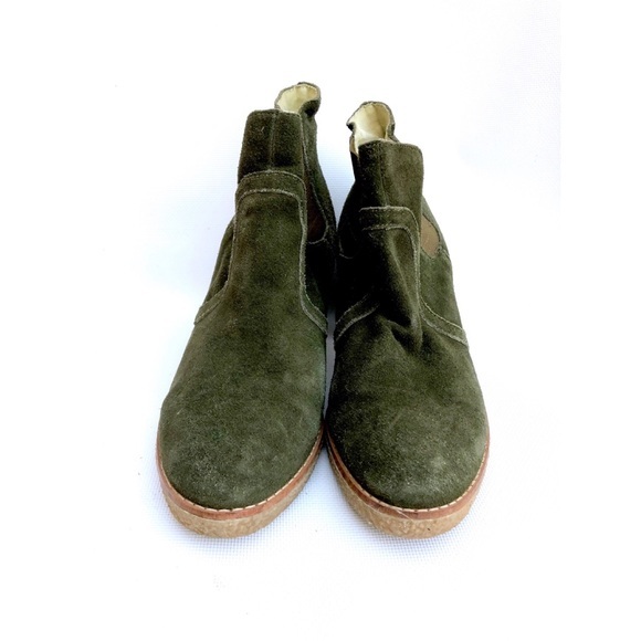 Gap Green Suede Ankle Boots - Picture 4 of 8